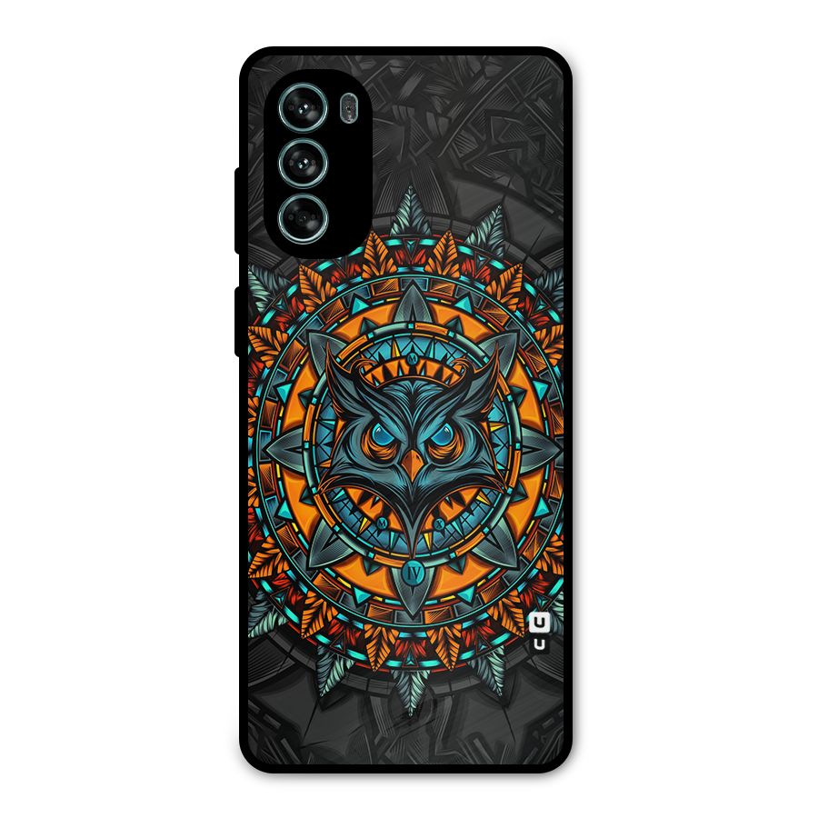 Mighty Owl Artwork Metal Back Case for Moto G62
