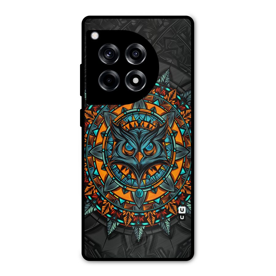 Mighty Owl Artwork Metal Back Case for OnePlus 12R