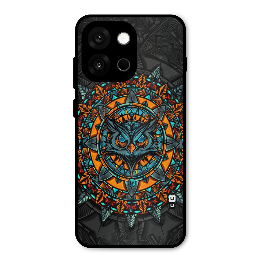 Mighty Owl Artwork Metal Back Case for OnePlus 13s