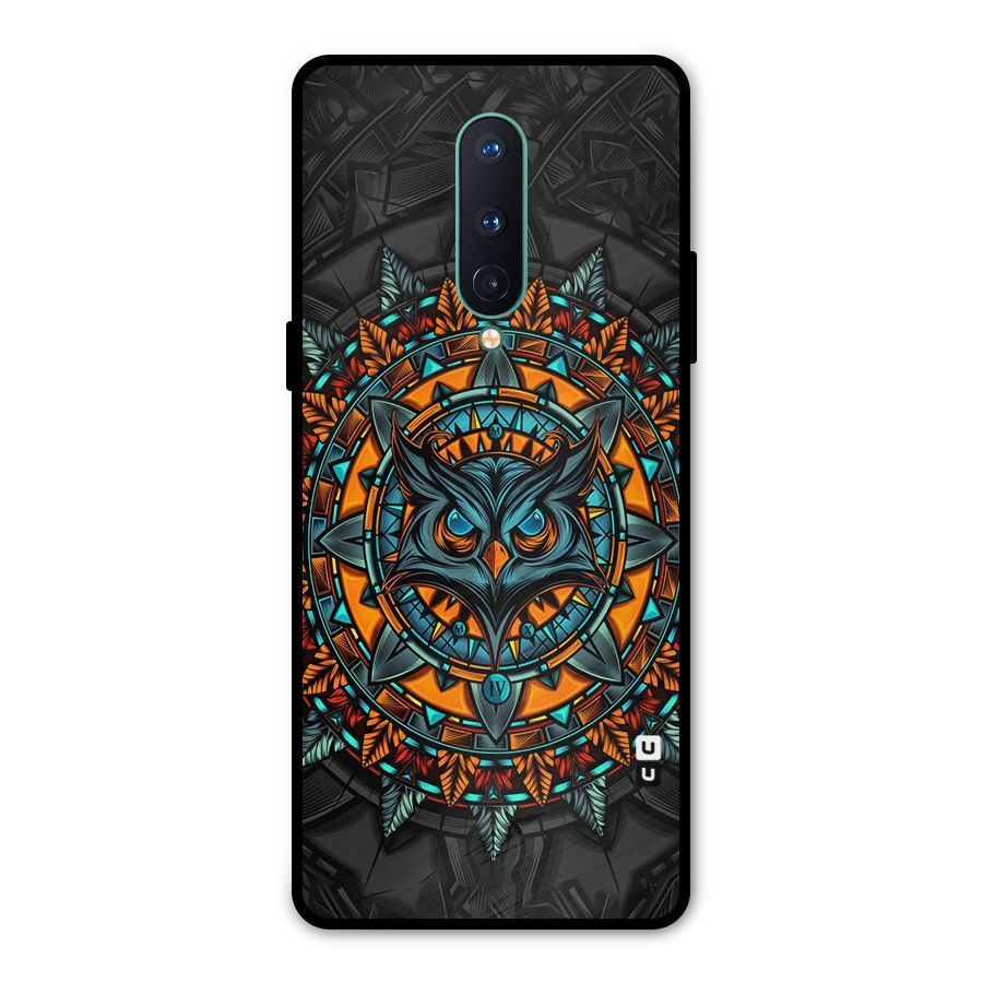 Mighty Owl Artwork Metal Back Case for OnePlus 8