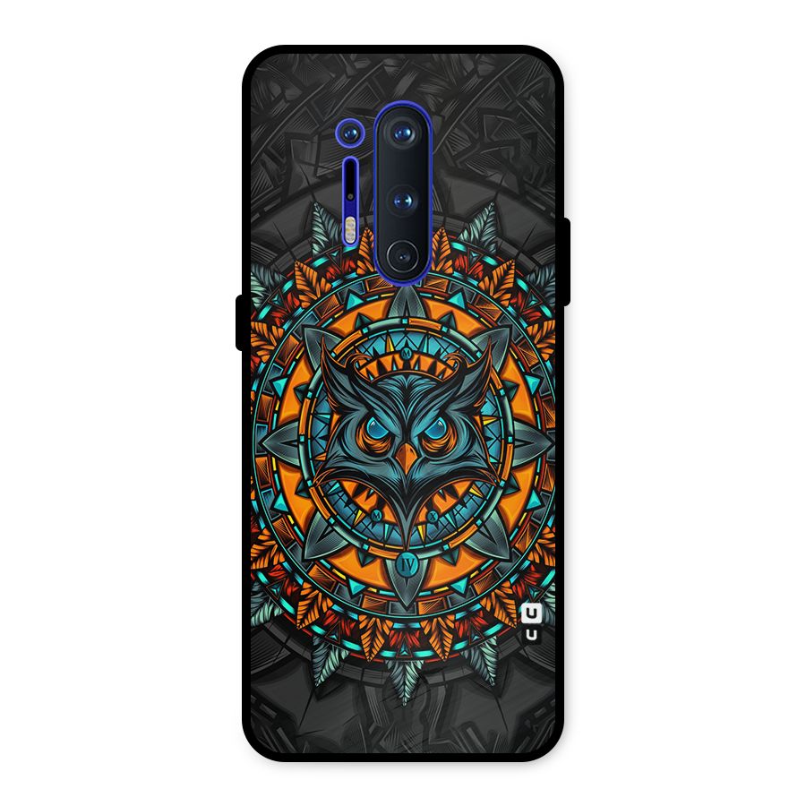Mighty Owl Artwork Metal Back Case for OnePlus 8 Pro