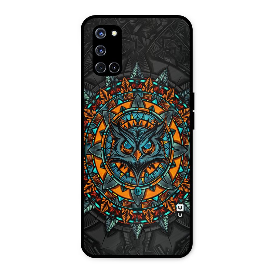 Mighty Owl Artwork Metal Back Case for Oppo A52