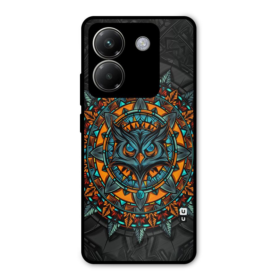 Mighty Owl Artwork Metal Back Case for Poco M7 Pro 5G
