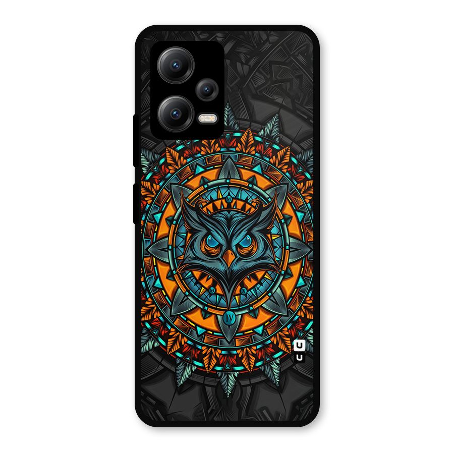 Mighty Owl Artwork Metal Back Case for Poco X5