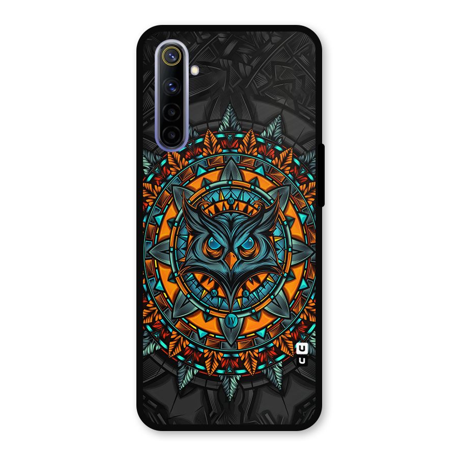 Mighty Owl Artwork Metal Back Case for Realme 6i