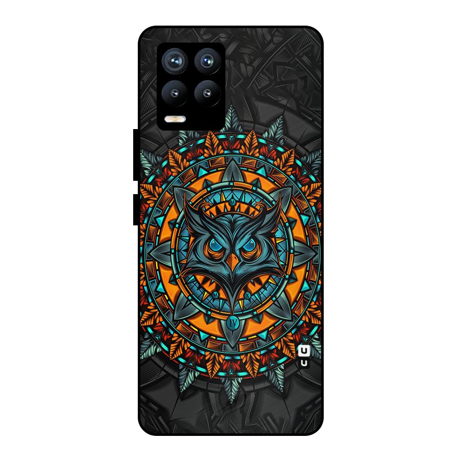 Mighty Owl Artwork Metal Back Case for Realme 8