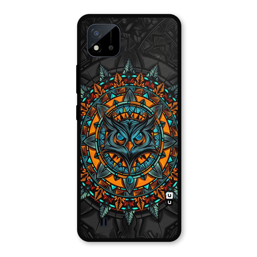 Mighty Owl Artwork Metal Back Case for Realme C11 2021