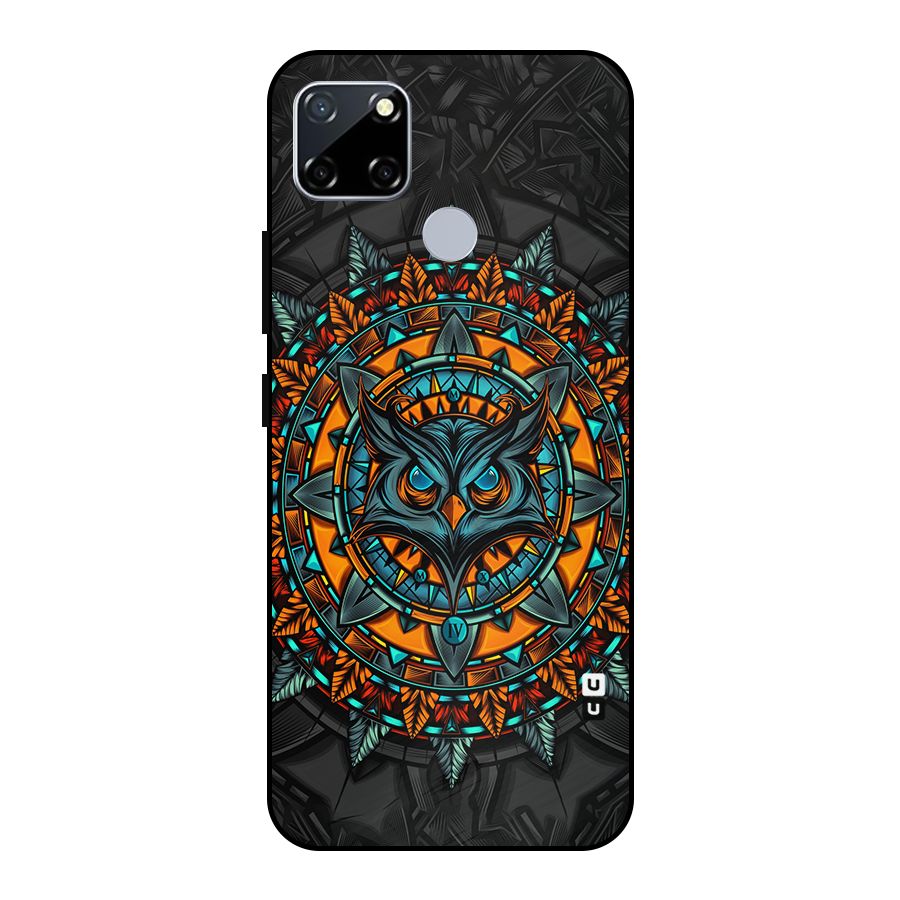 Mighty Owl Artwork Metal Back Case for Realme Narzo 20