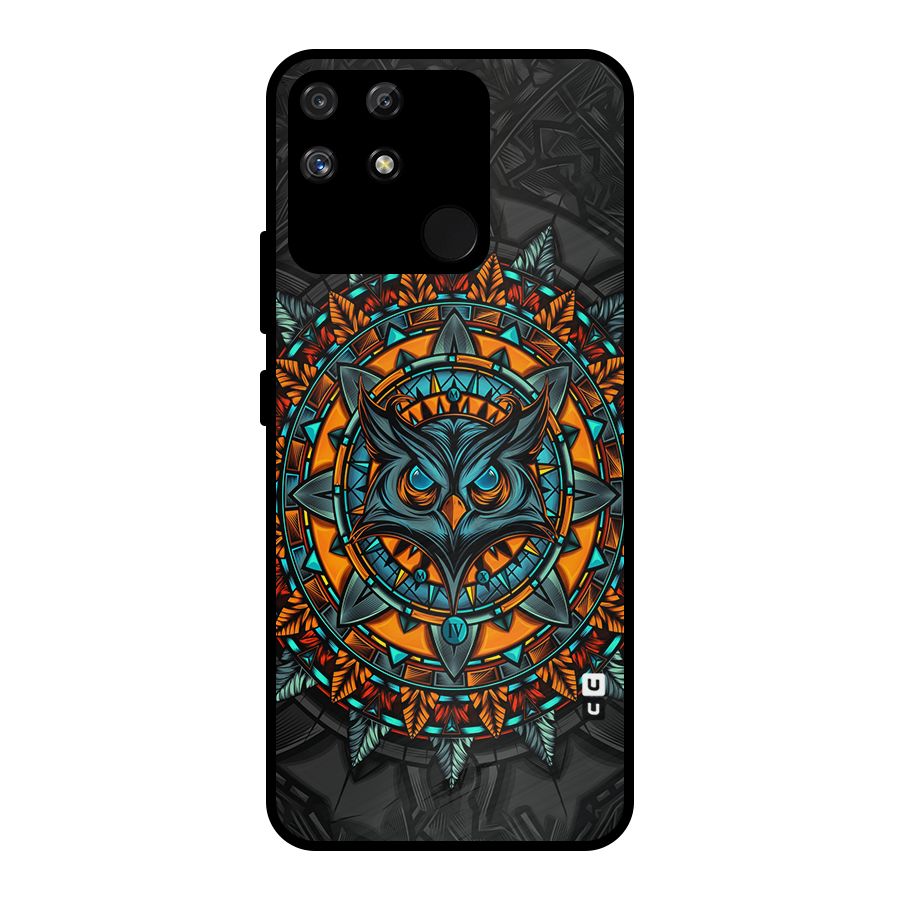 Mighty Owl Artwork Metal Back Case for Realme Narzo 50A