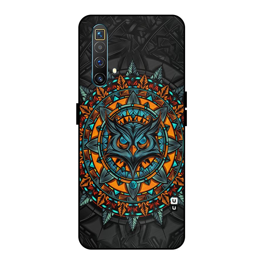 Mighty Owl Artwork Metal Back Case for Realme X3 SuperZoom