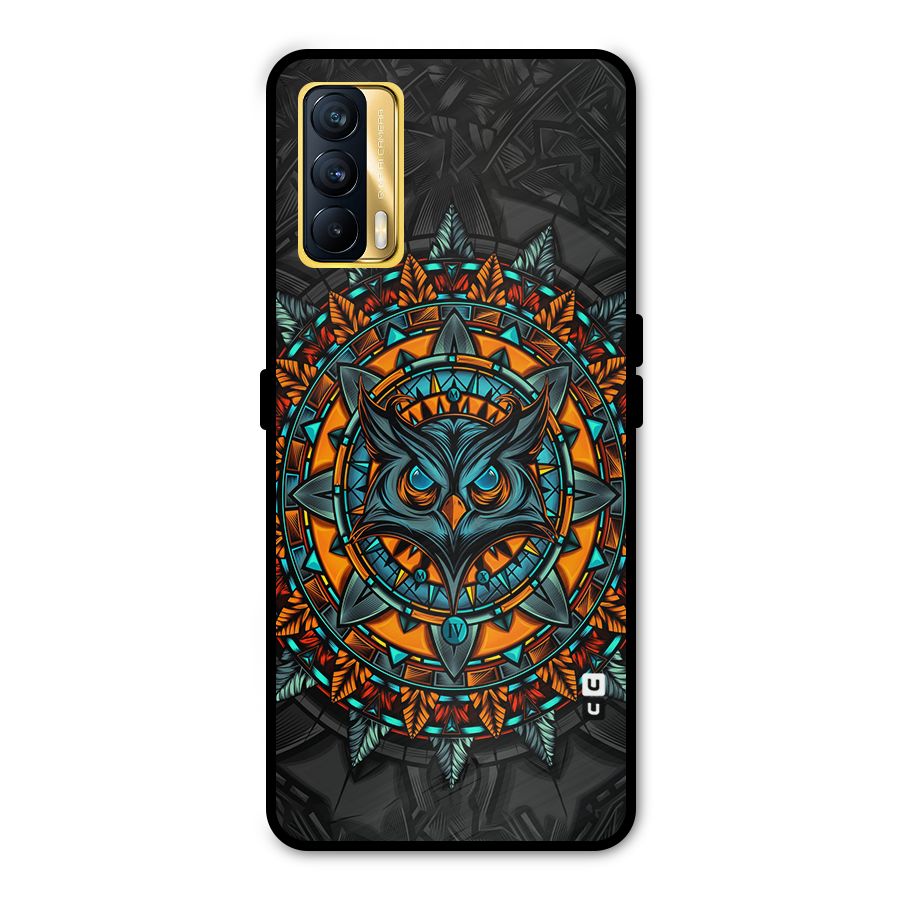 Mighty Owl Artwork Metal Back Case for Realme X7