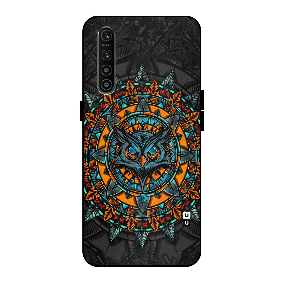 Mighty Owl Artwork Metal Back Case for Realme XT