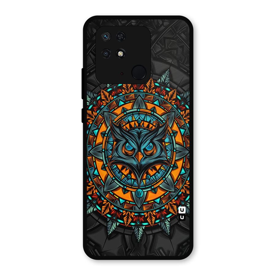 Mighty Owl Artwork Metal Back Case for Redmi 10 Power