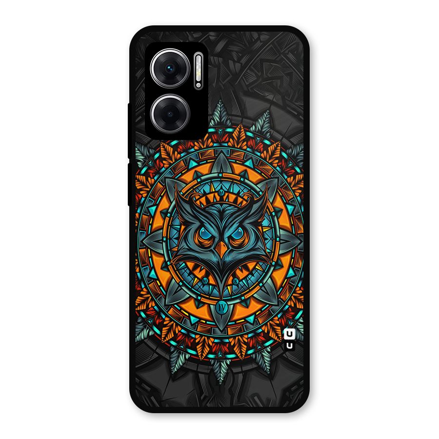 Mighty Owl Artwork Metal Back Case for Redmi 11 Prime 5G