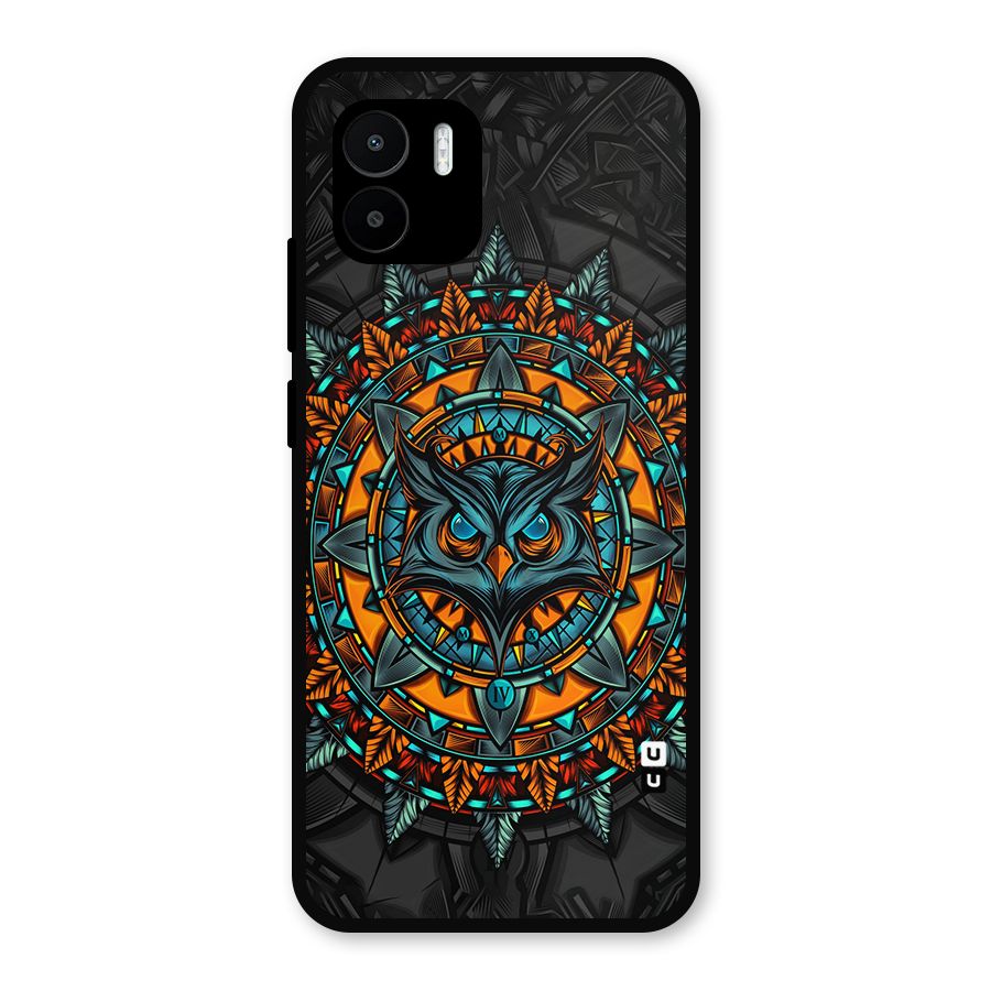 Mighty Owl Artwork Metal Back Case for Redmi A2