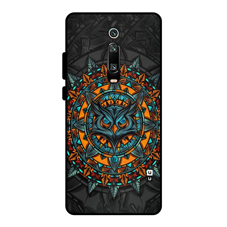 Mighty Owl Artwork Metal Back Case for Redmi K20