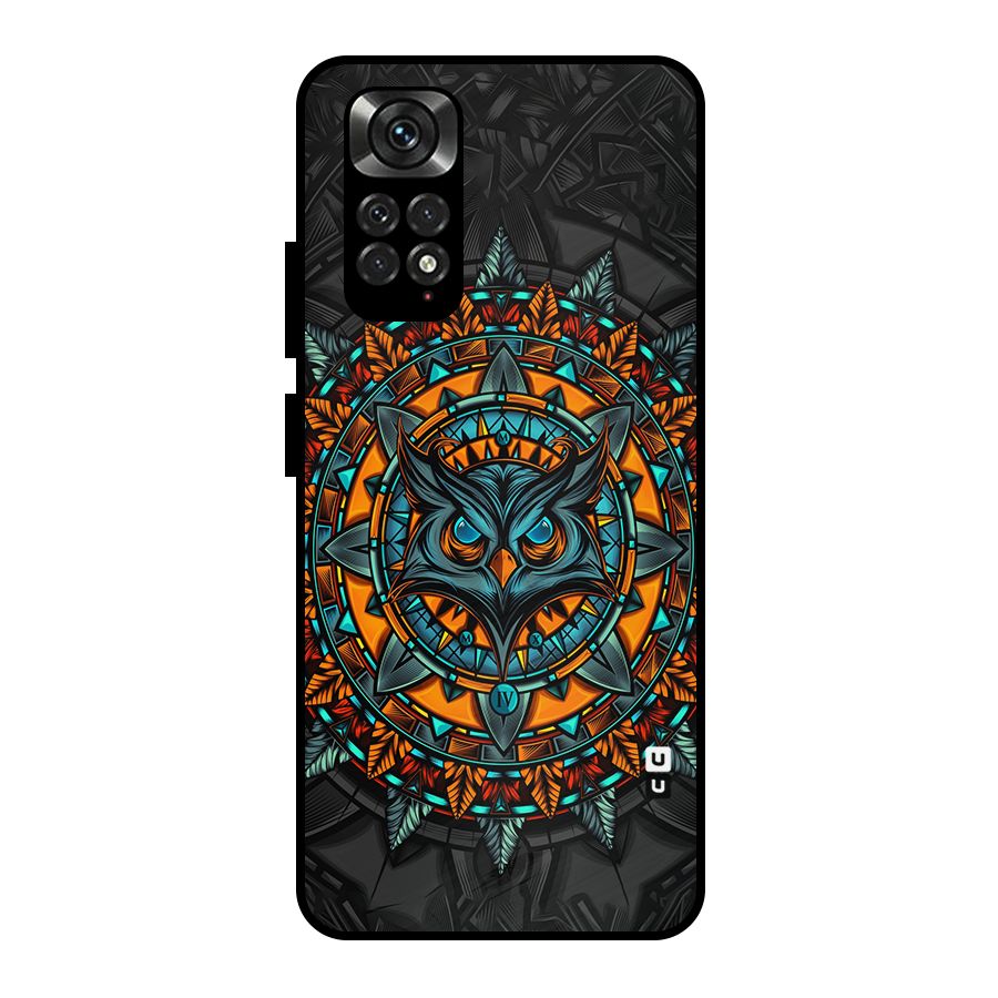 Mighty Owl Artwork Metal Back Case for Redmi Note 11 Pro Plus 5G