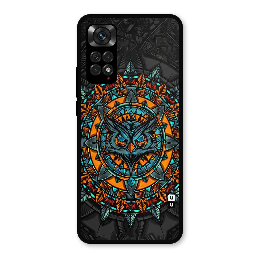 Mighty Owl Artwork Metal Back Case for Redmi Note 11s