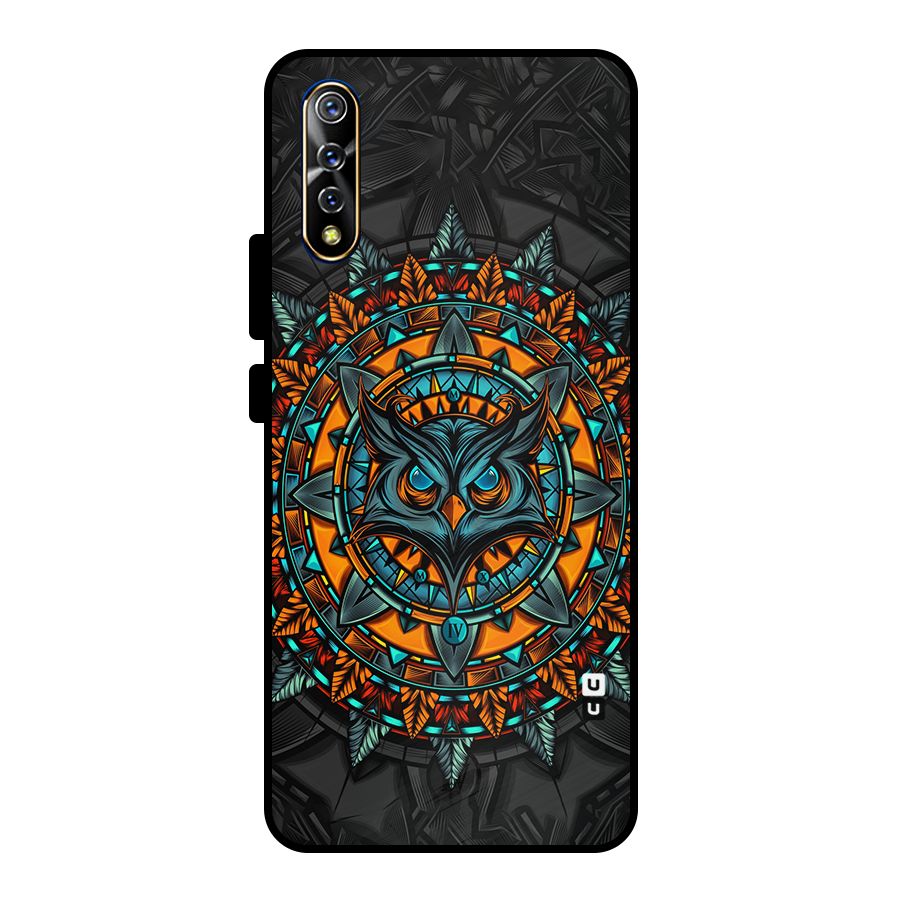 Mighty Owl Artwork Metal Back Case for Vivo S1
