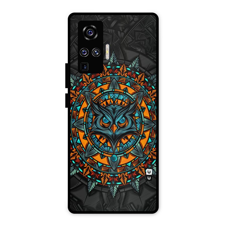 Mighty Owl Artwork Metal Back Case for Vivo X50 Pro