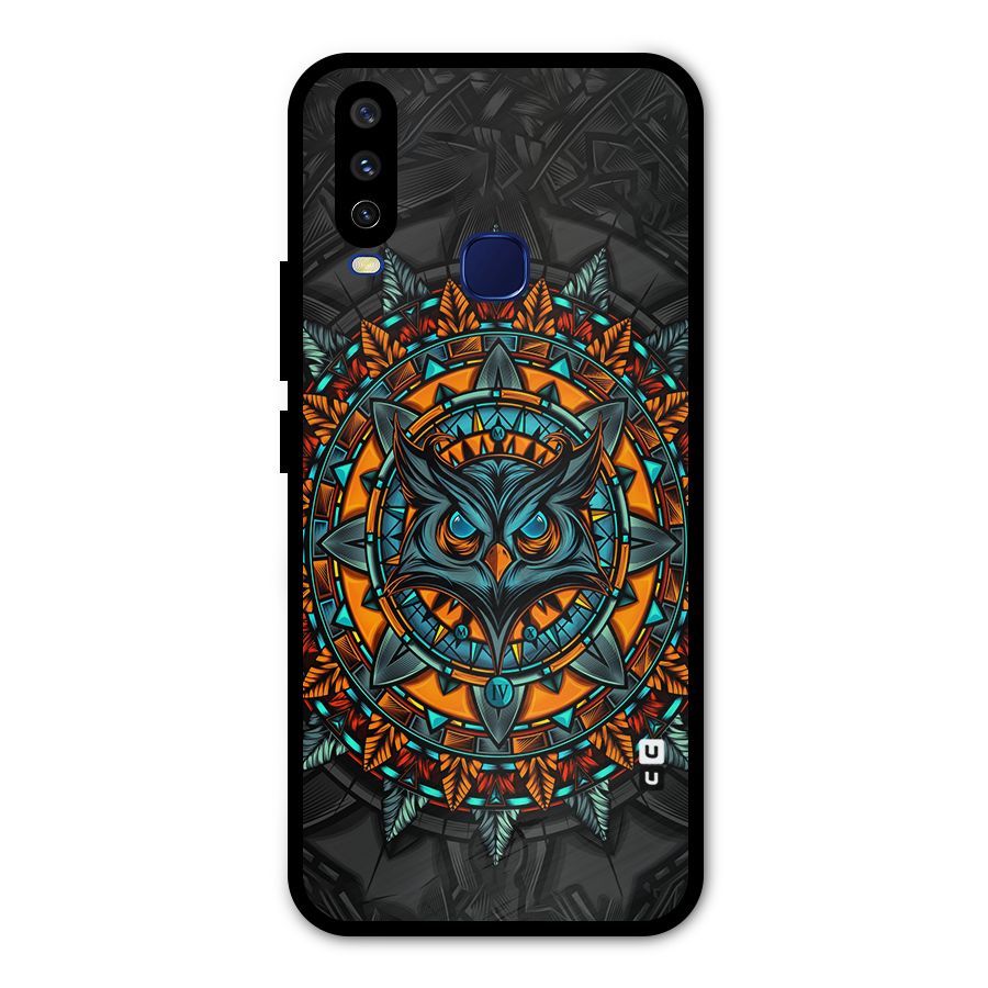 Mighty Owl Artwork Metal Back Case for Vivo Y12