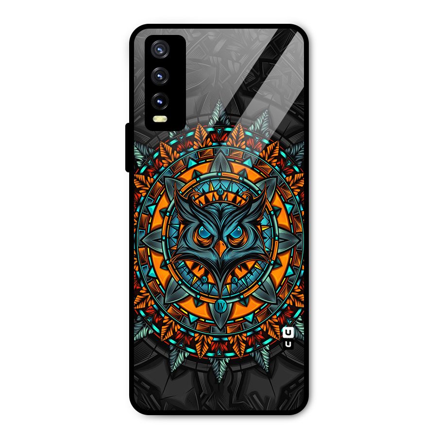 Mighty Owl Artwork Metal Back Case for Vivo Y20t