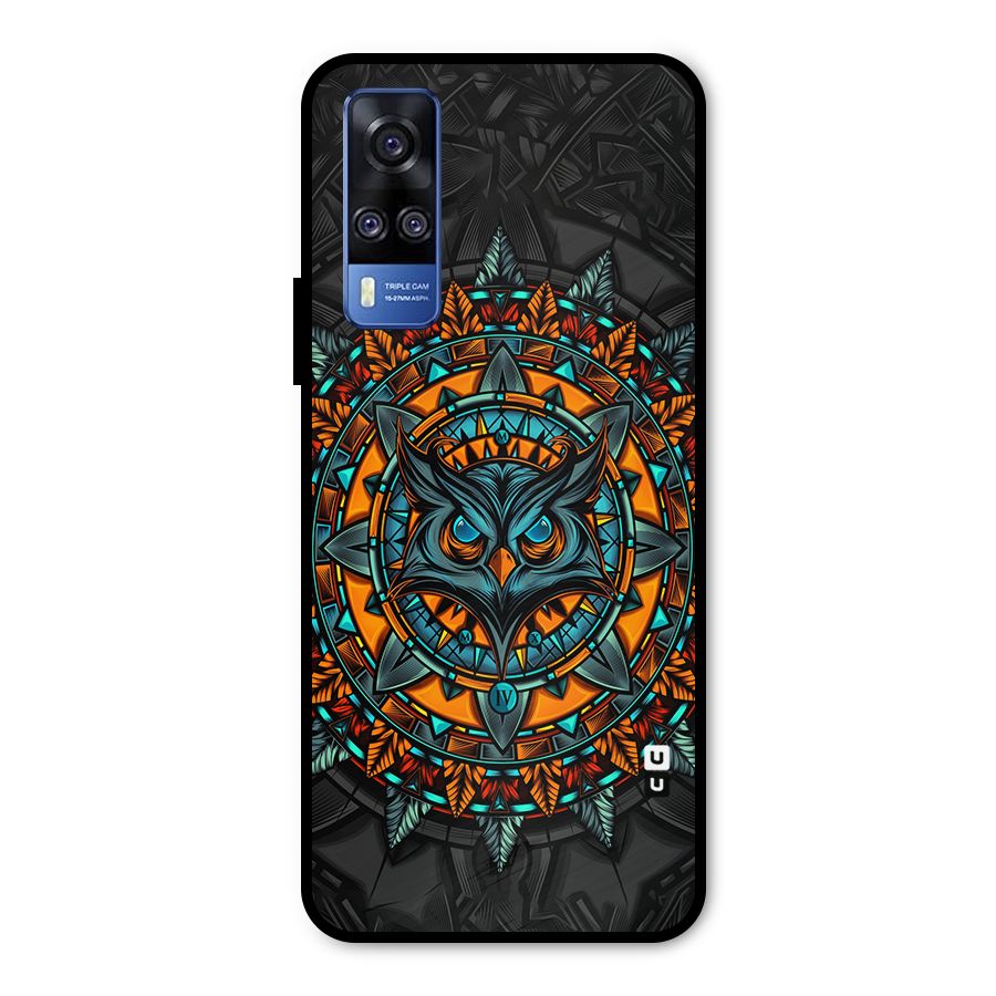 Mighty Owl Artwork Metal Back Case for Vivo Y31