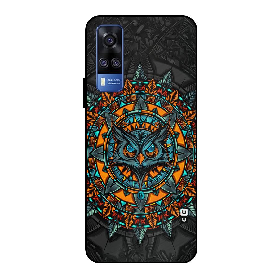 Mighty Owl Artwork Metal Back Case for Vivo Y51