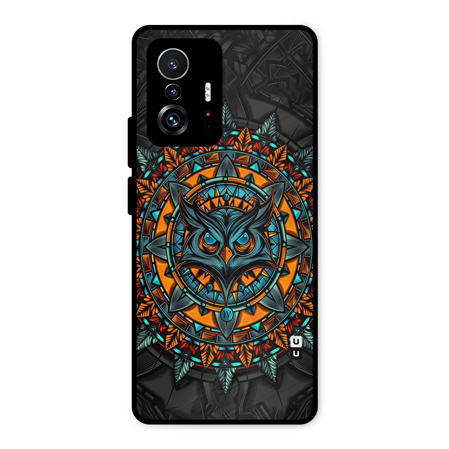 Mighty Owl Artwork Metal Back Case for Xiaomi 11T Pro