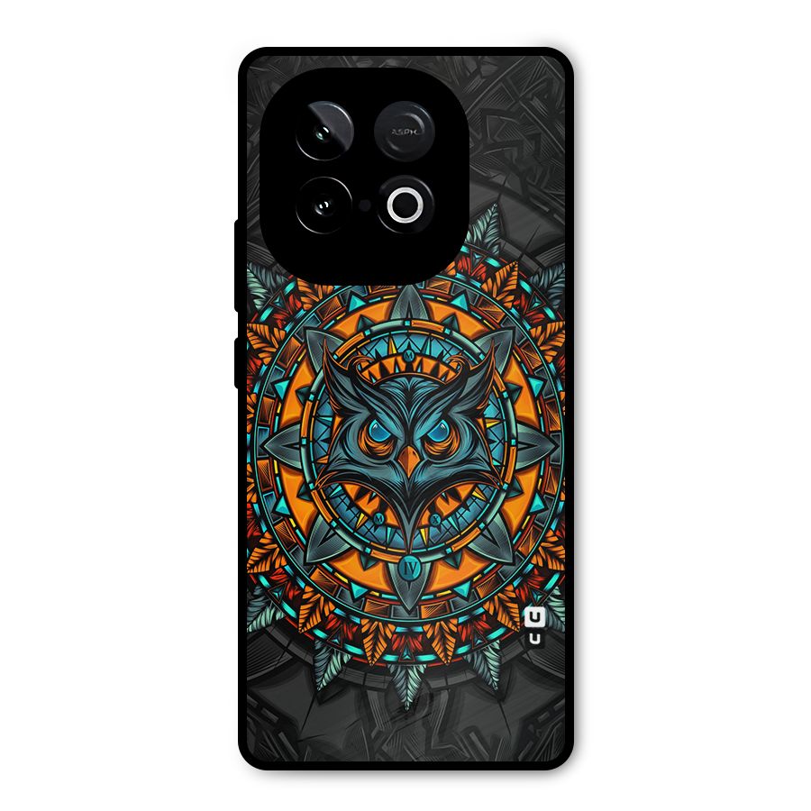 Mighty Owl Artwork Metal Back Case for iQOO Neo 10