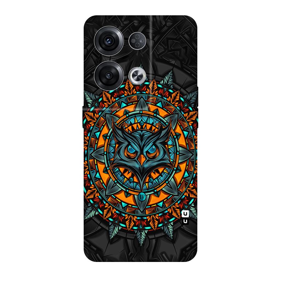 Mighty Owl Artwork Original Polycarbonate Back Case for Oppo Reno8 Pro 5G