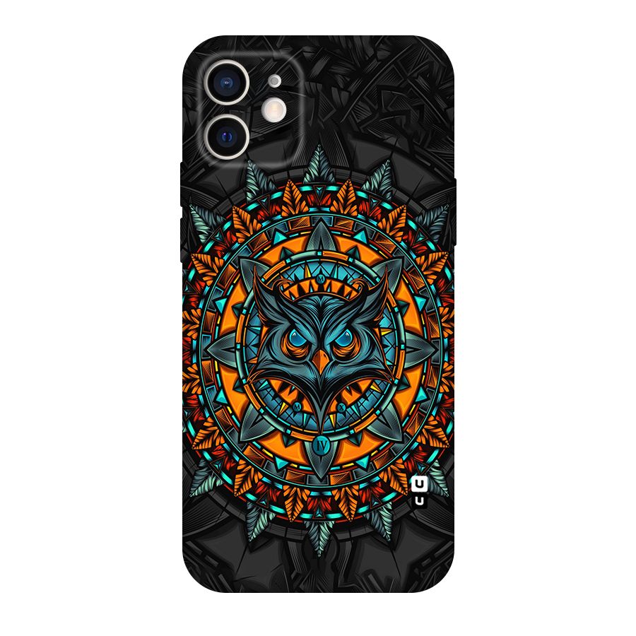 Mighty Owl Artwork Original Polycarbonate Back Case for iPhone 12