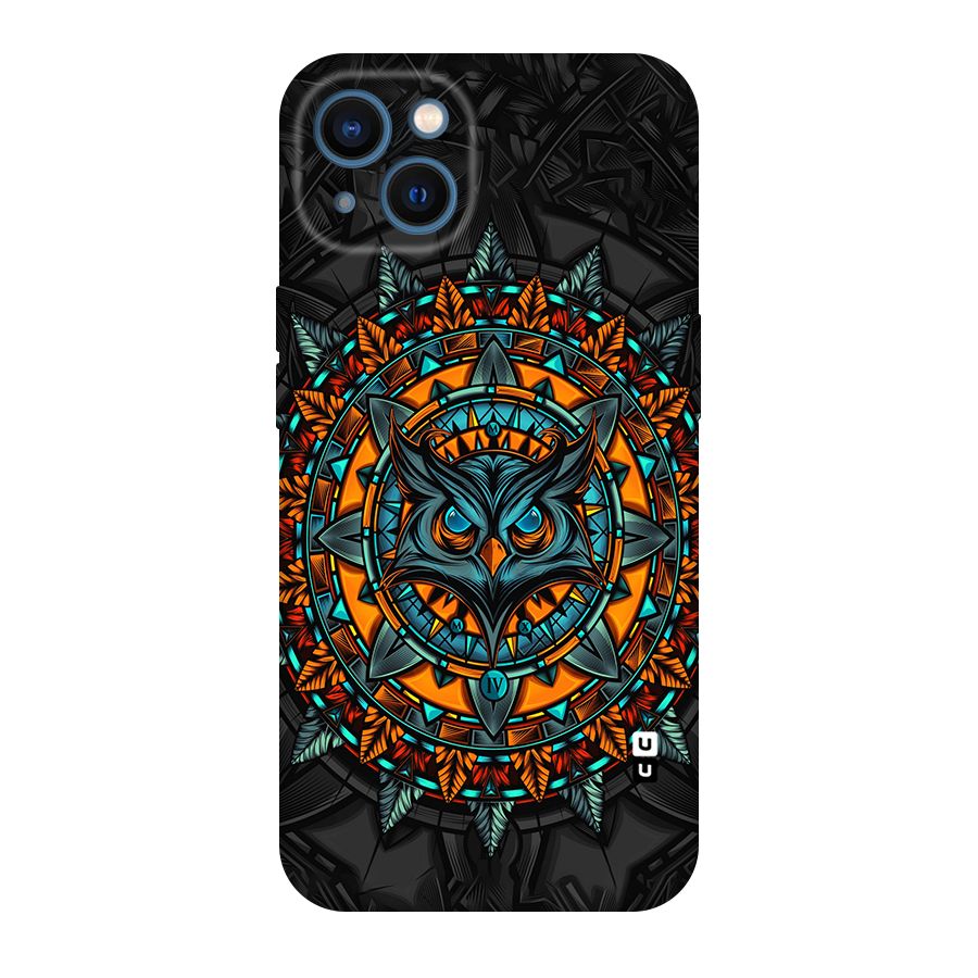 Mighty Owl Artwork Original Polycarbonate Back Case for iPhone 13