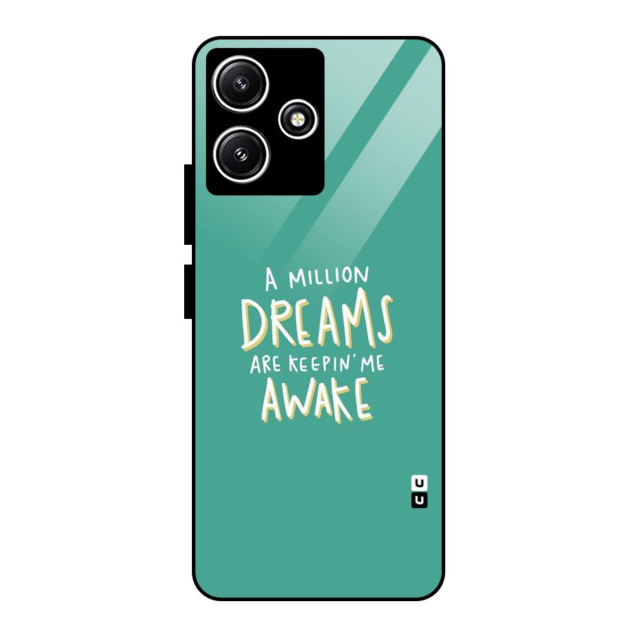 Million Dreams Glass Back Case for Poco M6 Pro