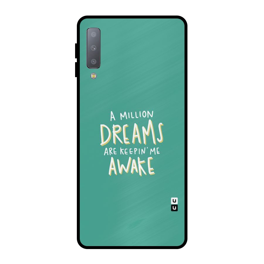 Million Dreams Metal Back Case for Galaxy A7 (2018)