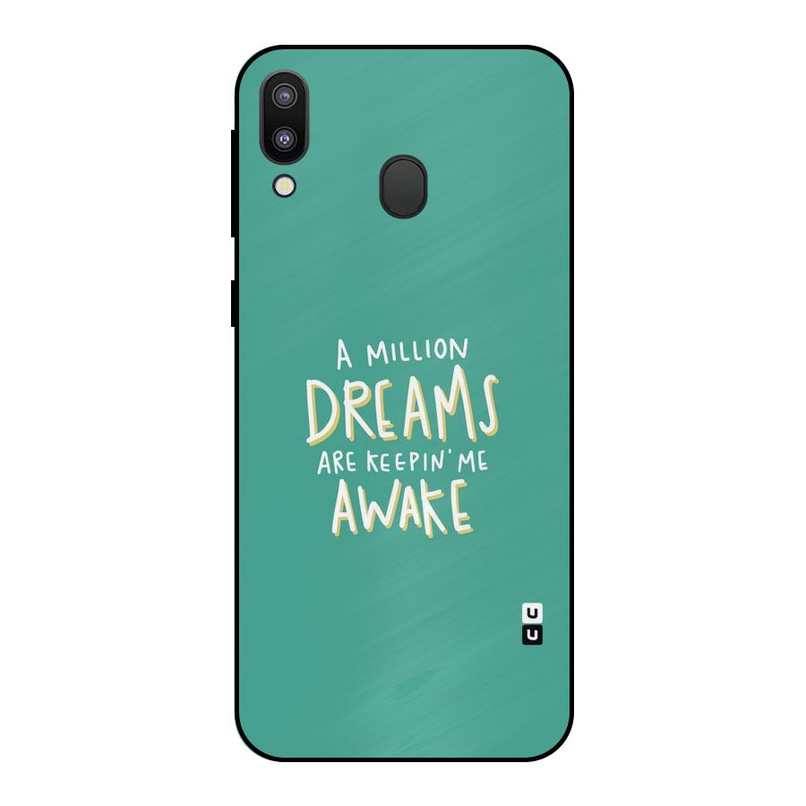 Million Dreams Metal Back Case for Galaxy M20