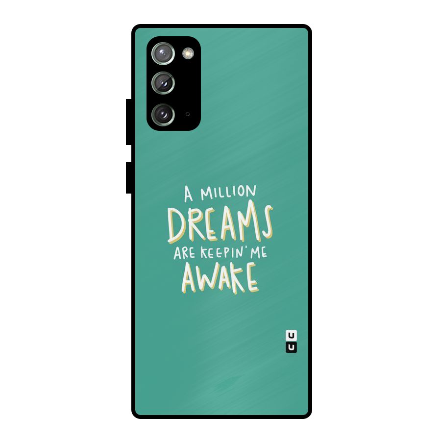 Million Dreams Metal Back Case for Galaxy Note 20
