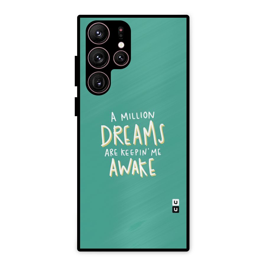 Million Dreams Metal Back Case for Galaxy S22 Ultra 5G