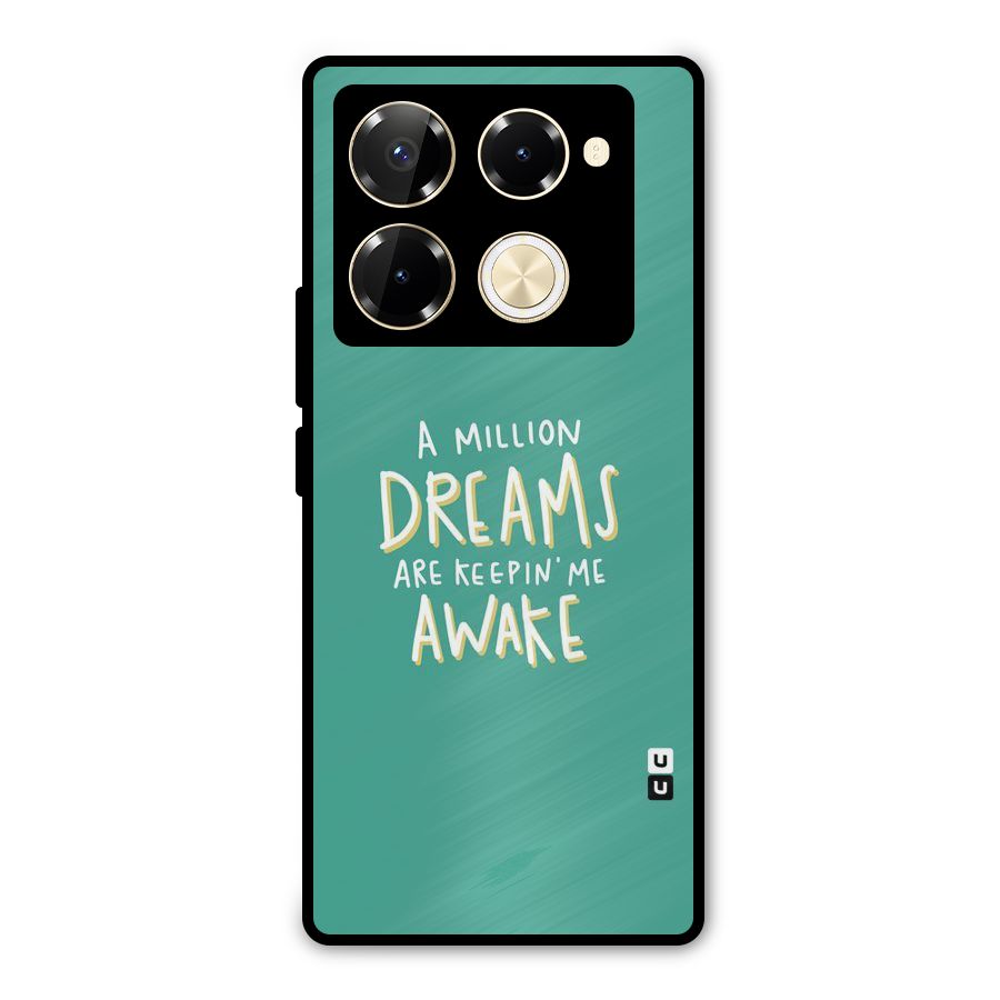 Million Dreams Metal Back Case for Infinix Note 40 Pro Plus