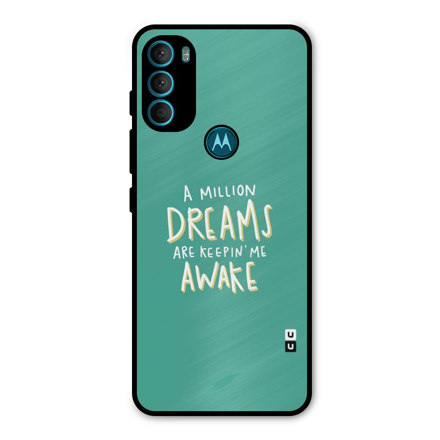 Million Dreams Metal Back Case for Moto G71 5G