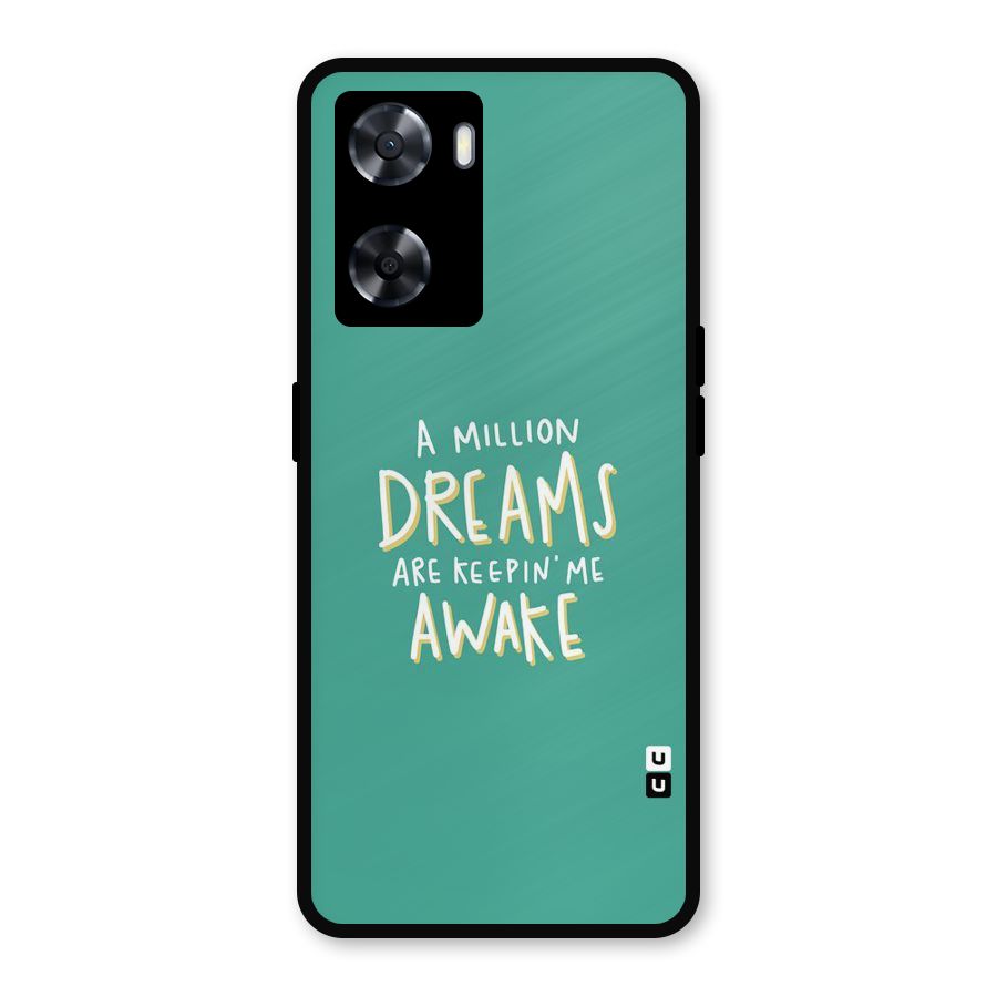 Million Dreams Metal Back Case for Oppo A77s