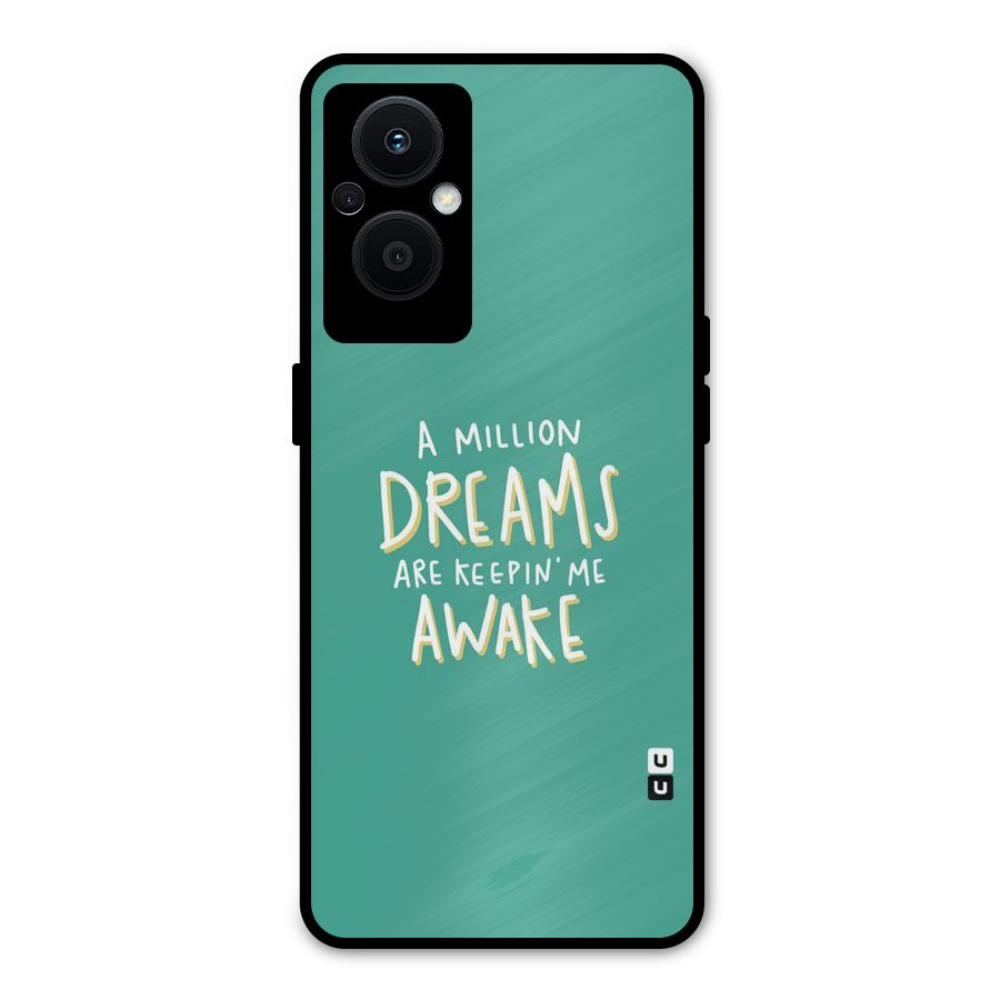 Million Dreams Metal Back Case for Oppo F21s Pro 5G
