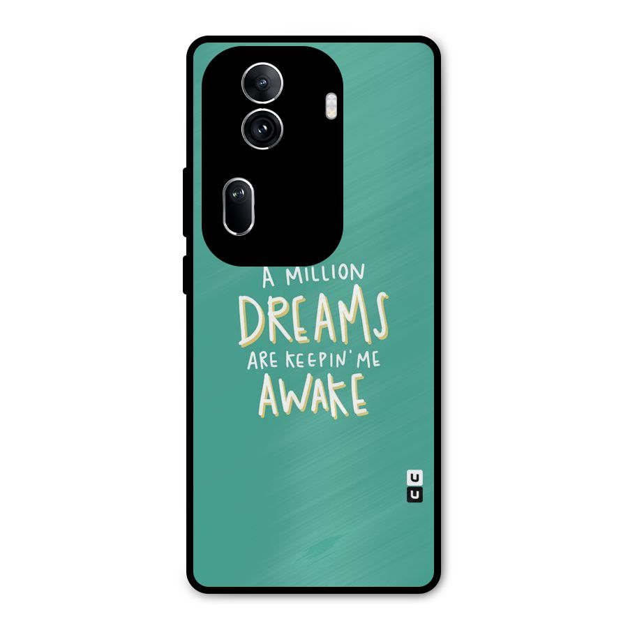 Million Dreams Metal Back Case for Oppo Reno11 Pro 5G