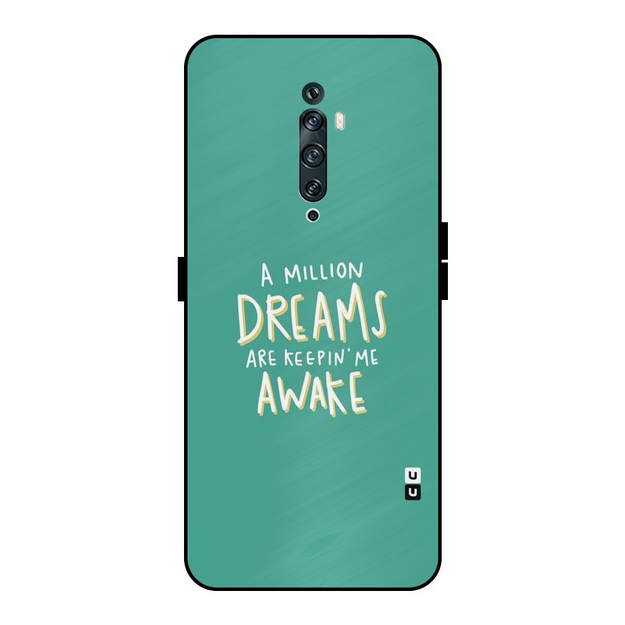 Million Dreams Metal Back Case for Oppo Reno2 F
