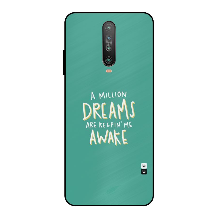 Million Dreams Metal Back Case for Poco X2