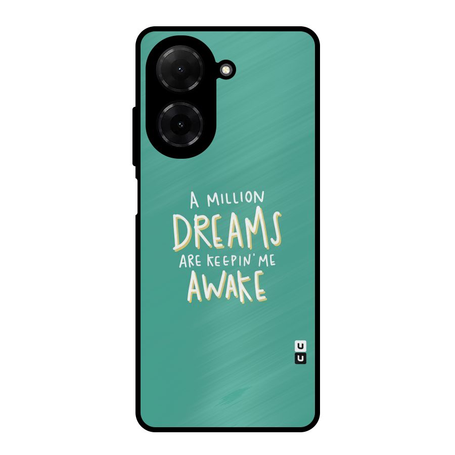 Million Dreams Metal Back Case for Redmi A5 4G
