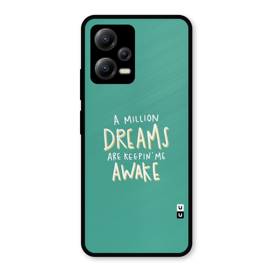 Million Dreams Metal Back Case for Redmi Note 12 5G
