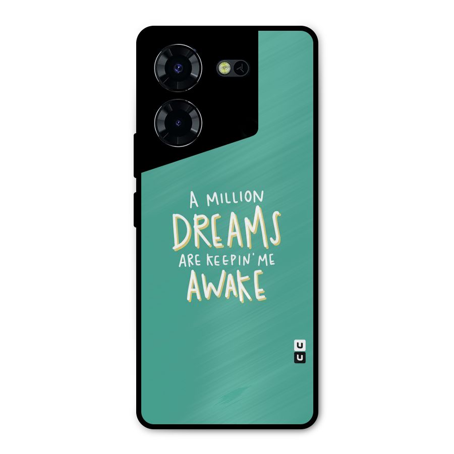 Million Dreams Metal Back Case for Tecno Pova 5 Pro 5G