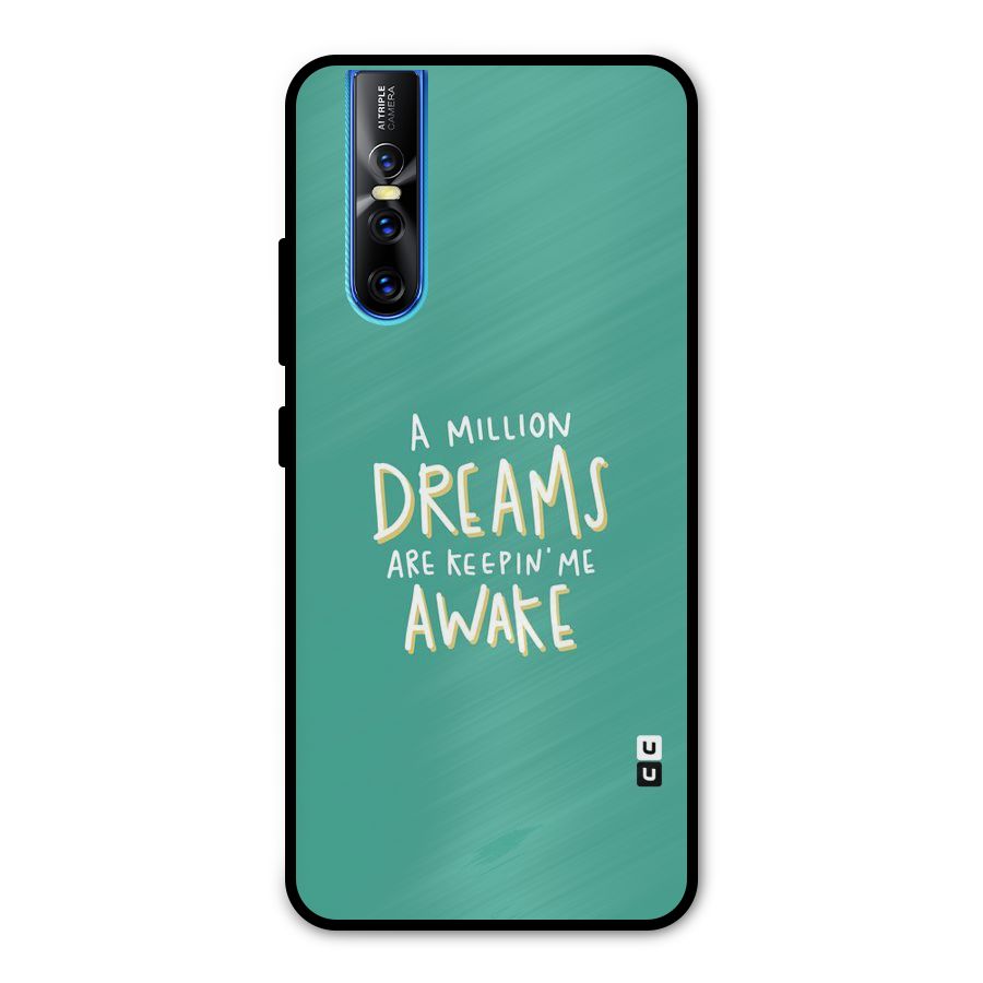 Million Dreams Metal Back Case for Vivo V15 Pro
