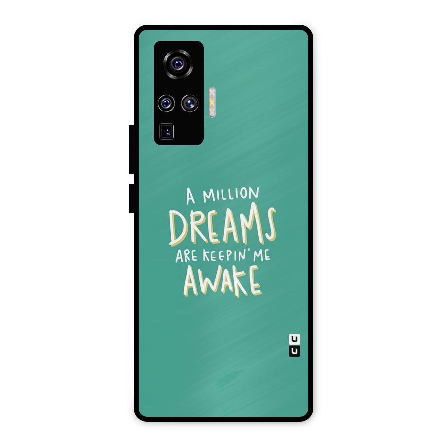 Million Dreams Metal Back Case for Vivo X50 Pro